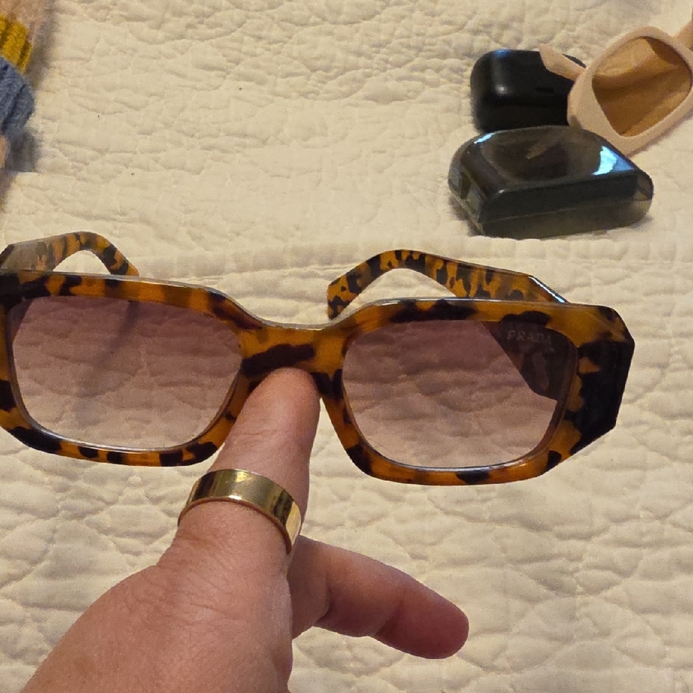 Prada Brown Tortoise Sunglasses